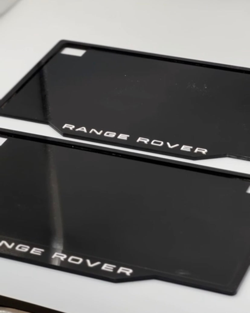 Range Rover Plates Frame – X Car Tags
